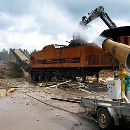 Wood processing Fog cannon
